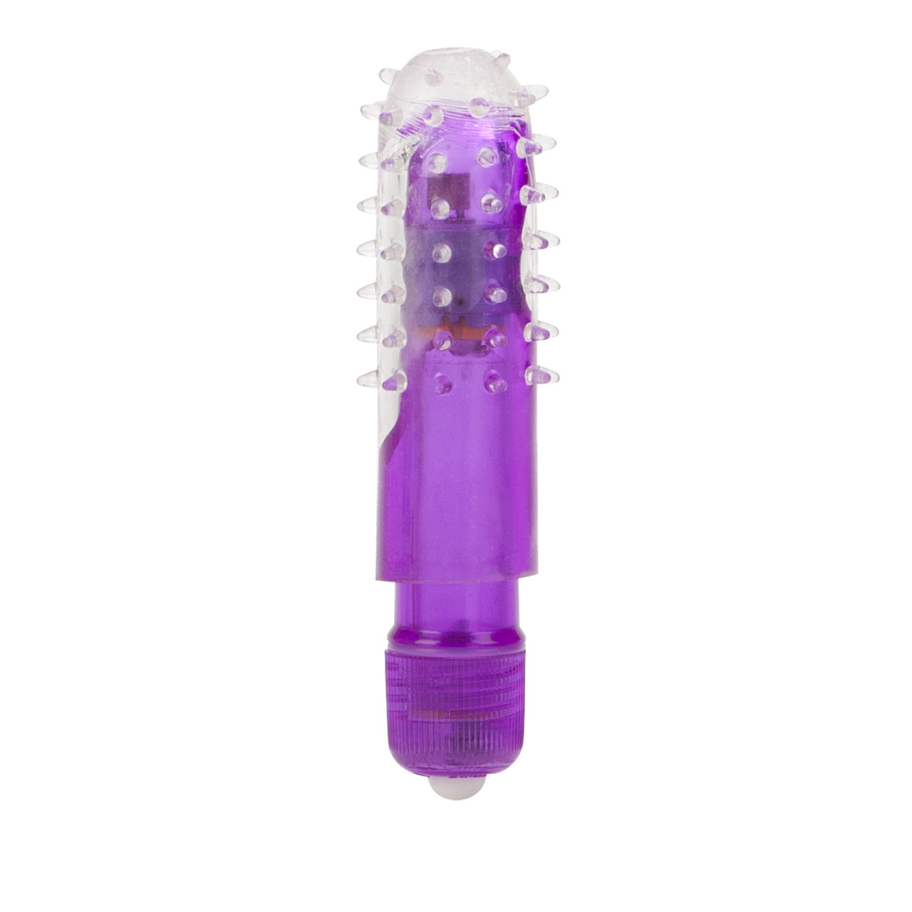 and the removable textured sleeve gives you so much versatility. Compact and discreet stimulator with removable textured pleasure sleeve Easy push-button control Intensely powerful vibrations Body safe