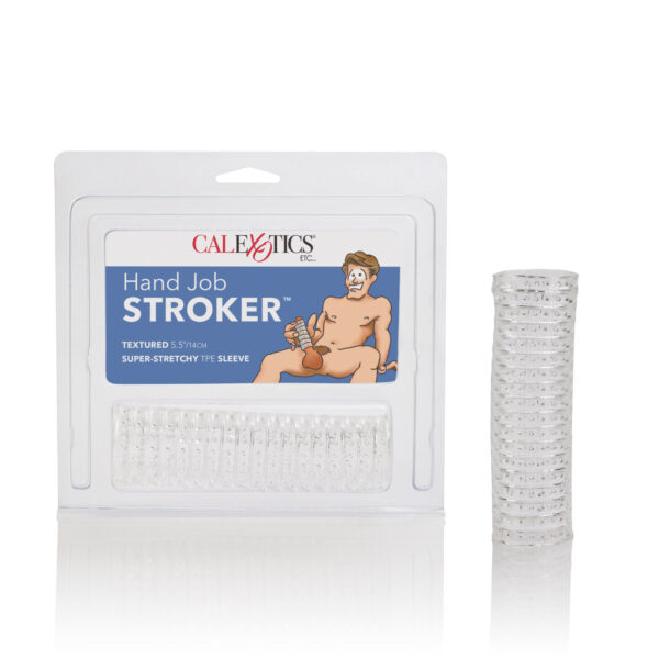 Super-stretchy textured masturbation sleeve