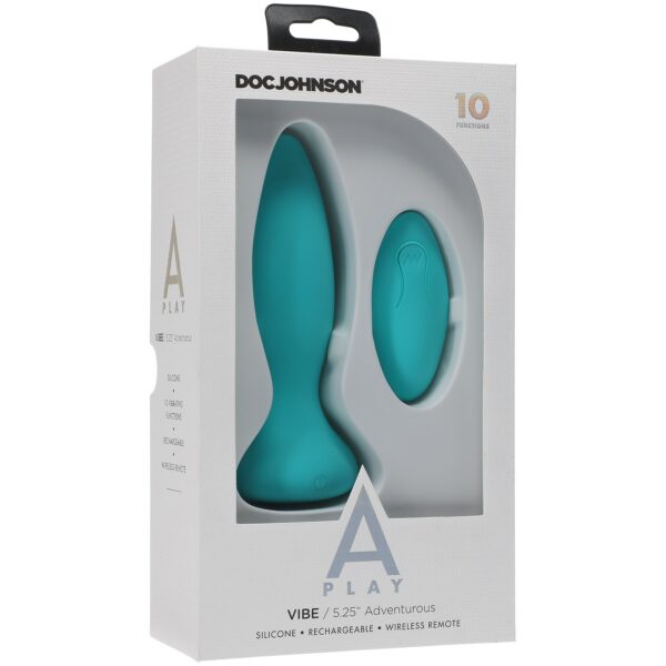 A-Play - Vibe - Adventurous - Rechargeable  Silicone Anal Plug With Remote