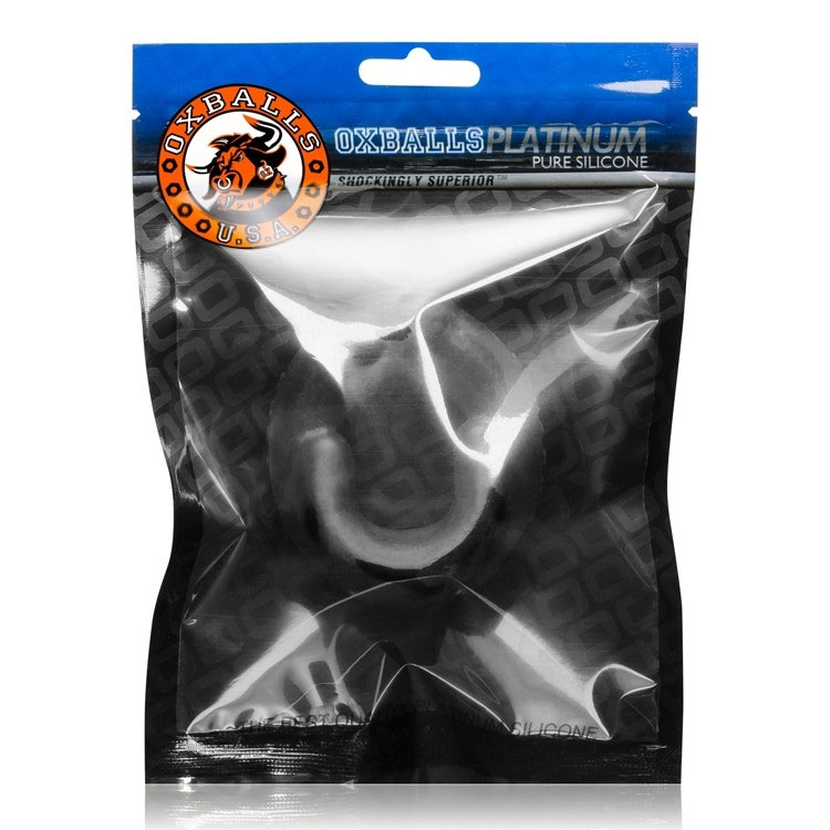 the new fleshy silicone cockring from OXBALLS. Soft squishy silicone rests behind your ball bag pushin your meat out for a bigger package and some grip that just dont quit. The feeling of your sweaty nuts slappin on GRIPs fat lip and the sight of your veiny hog bulgin out away from your bod are guaranteed to get you good n drippin Item comes packaged in a heat sealed pouch