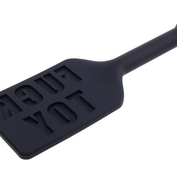Edge Fuck Toy Silicone Paddle - Black