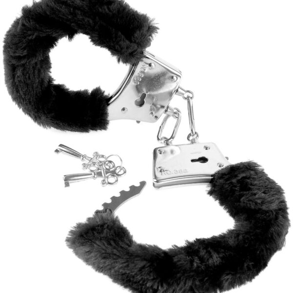 Lock up your lover and explore your fetish fantasies with these Beginner's Furry Cuffs! <br><br> Lined with velvety-soft faux fur