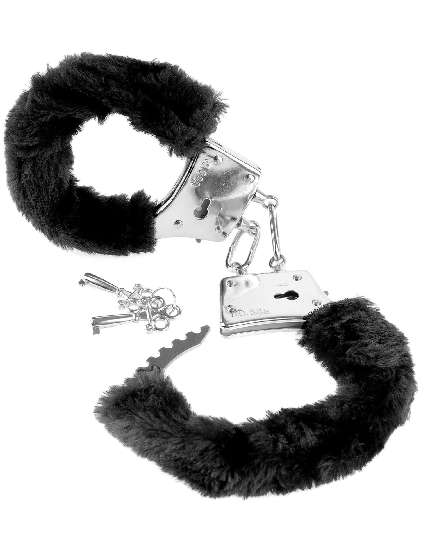 Lock up your lover and explore your fetish fantasies with these Beginner's Furry Cuffs! Lined with velvety-soft faux fur
