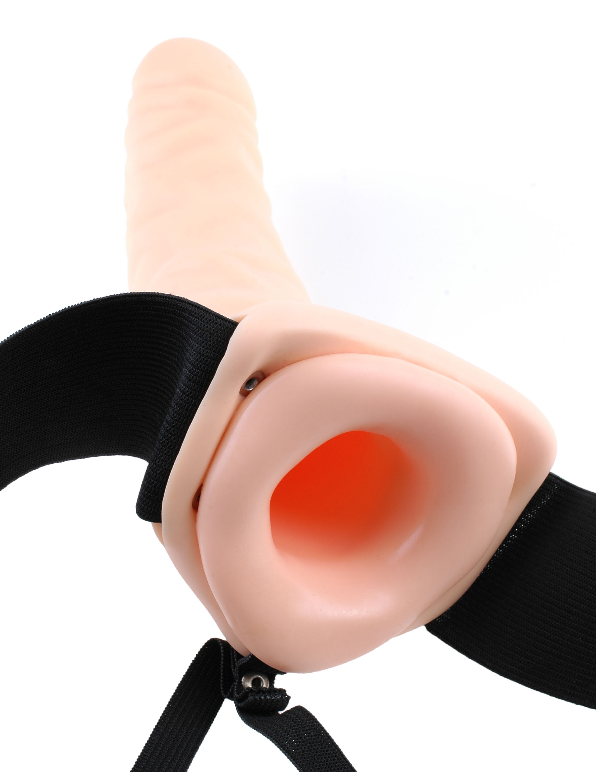 Fetish Fantasy Series 8 Inch Hollow Strap-on - Flesh - Image 4