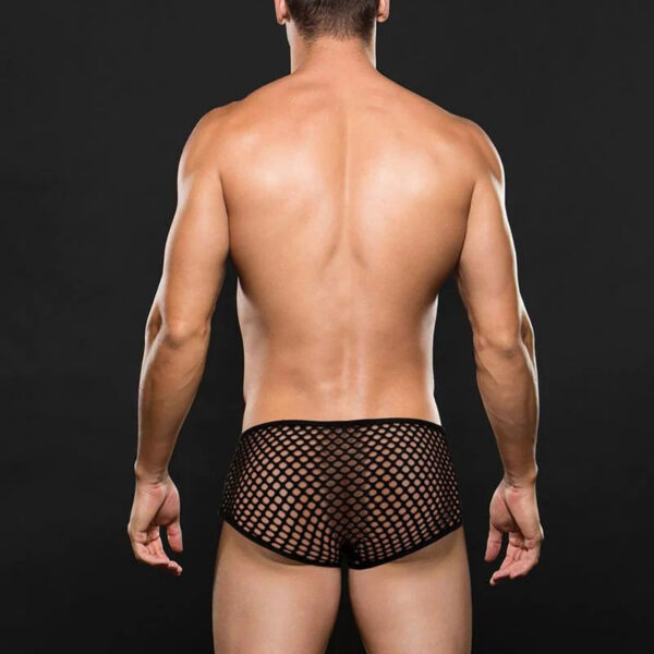 Modern Fishnet Trunk - Small/medium - Black