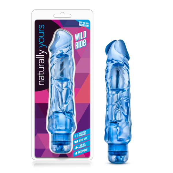 The Wild Ride Vibrator is made to feel and look realistic. This incredibly soft pleasantly scented thick veined penis was designed for intense stimulation measuring in at 9 inches long with a hefty 6.25 circumference and its bendable to stimulate all those hard to reach places. Just twist the multi-speed cap to control the power and intensity of your vibrations. Its waterproof so you can take it into the shower bath or hot tub.