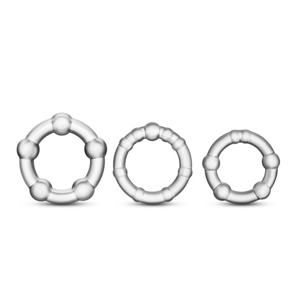 Perform like the stud you are! These Stay Hard Cock Rings come in 3 sizes