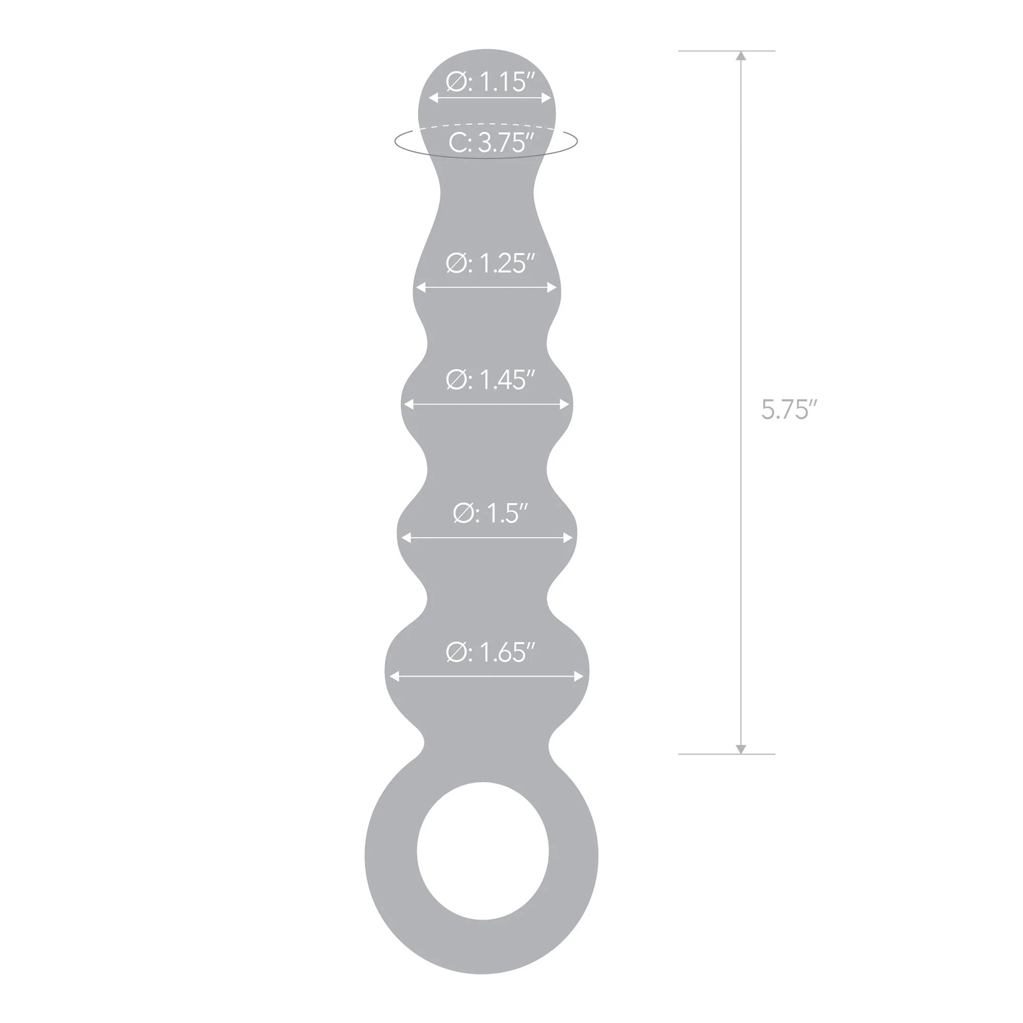 Upgrade your anal pleasure with a booty play masterpiece - the Quintessence Beaded Anal Slider. This work of art is made with backdoor excitement in mind