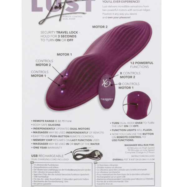 Lust Remote Control Dual Rider
