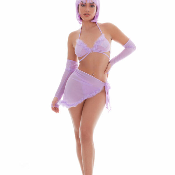 Feeling Fuzzy 5pc Set - Small/medium Lilac