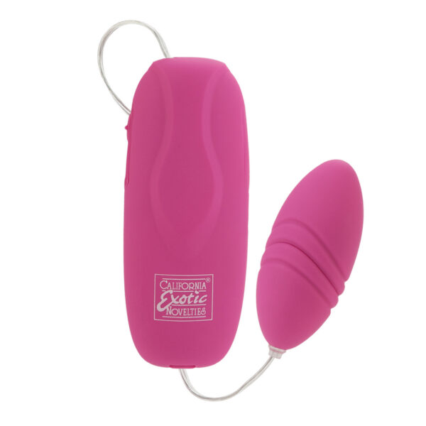 Velvety smooth swirled turbo powered multi-use vibrating stimulator with intense gyrating action. Ez grip multi-speed power pack with slide control.