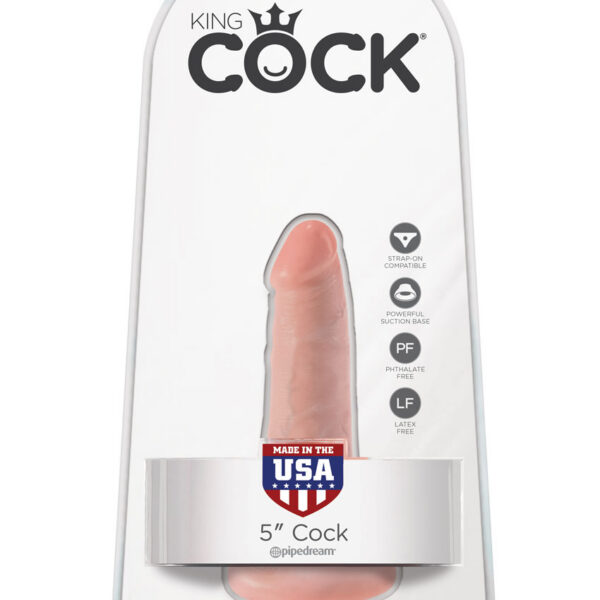 King Cock 5 Inch Cock - Light