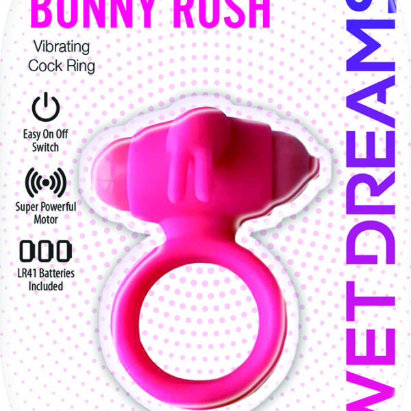 Wet Dreams - Bunny Buster Cock Ring With Turbo Bunny Motor - Pink