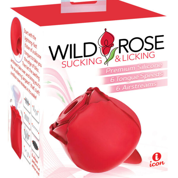 Wild Rose Sucking and Licking - Red
