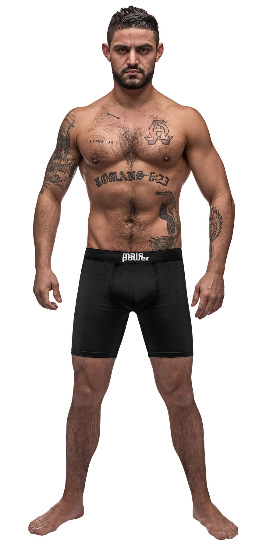 Black Nite Long Leg Short - Black - Medium