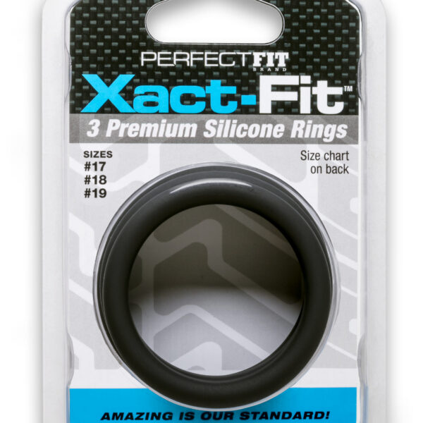 Xact- Fit 3 Premium Silicone Rings - #17, #18, #19