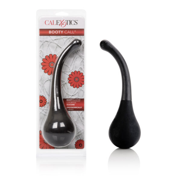 Body safe hygienically superior cleaning system. Fill with your favorite liquid. Curved for comfort and reach. Easy squeeze bulb. Disassembles for easy cleaning.