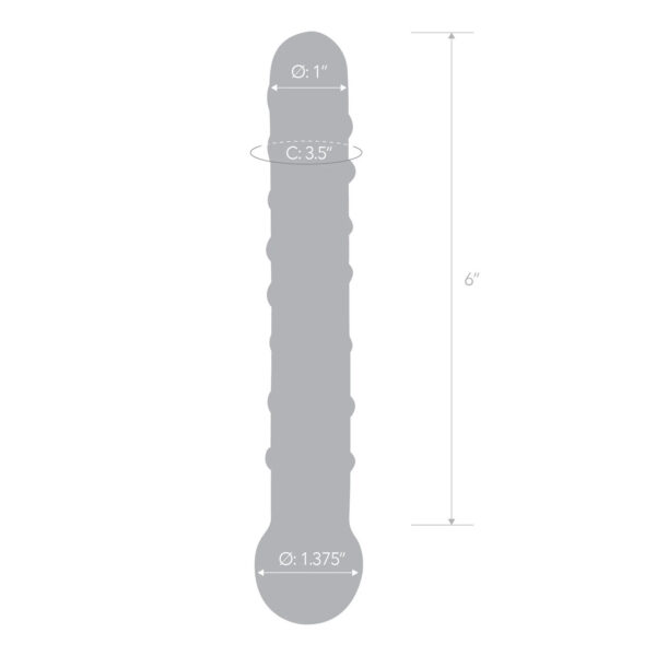 Internal stimulation is made even better by the presence of orgasm-inducing nubs and ridges that can massage and press against your body to create that  pleasurable explosion within you. The Callisto Clear Glass Dildo delivers  exactly that experience witha clever design that offers full satisfaction as it stimulates with its intricate texture. This cersatile toy can be used for  vaginal and anal play