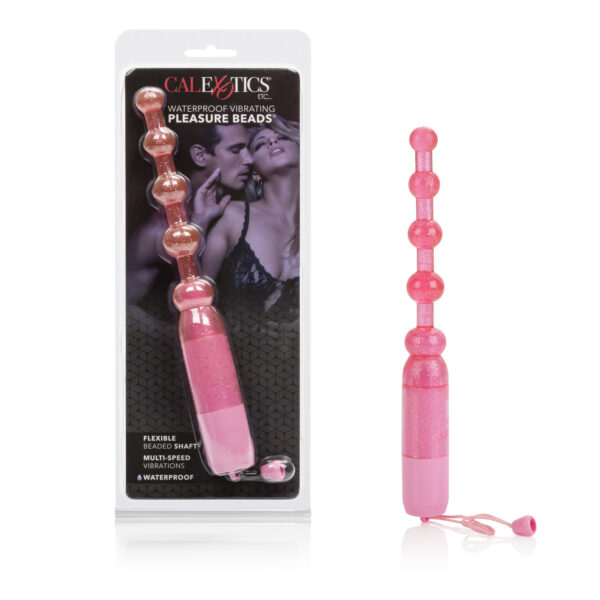 Glittered vibrating Jelly soft probes with beaded shaft
