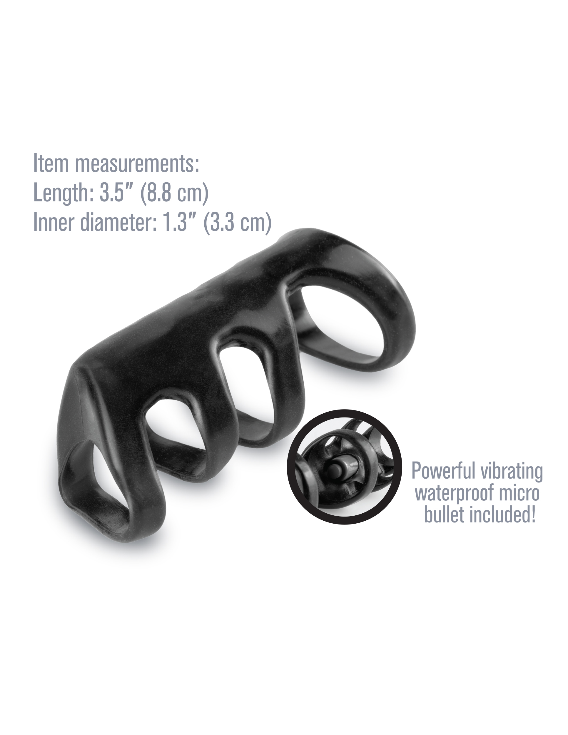 Fantasy X-Tensions Vibrating Power Cage - Black - Image 3