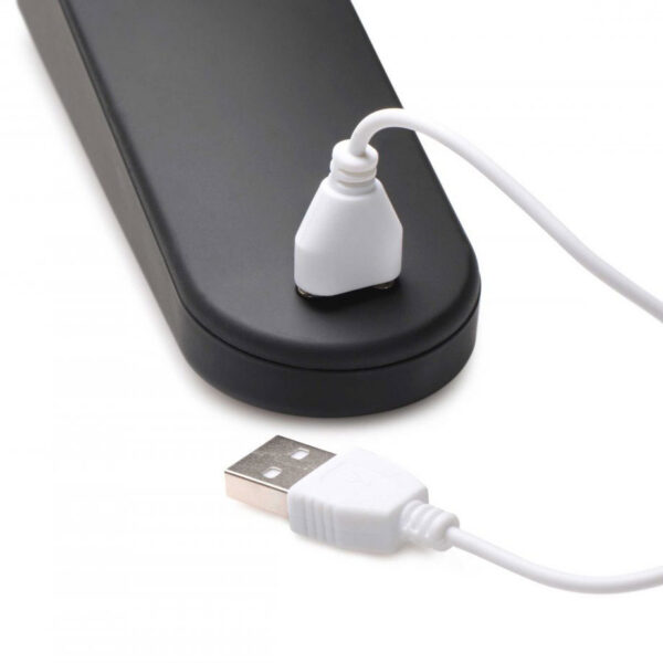 Thunder Wand 72x Silicone Heating Wand Massager - Black