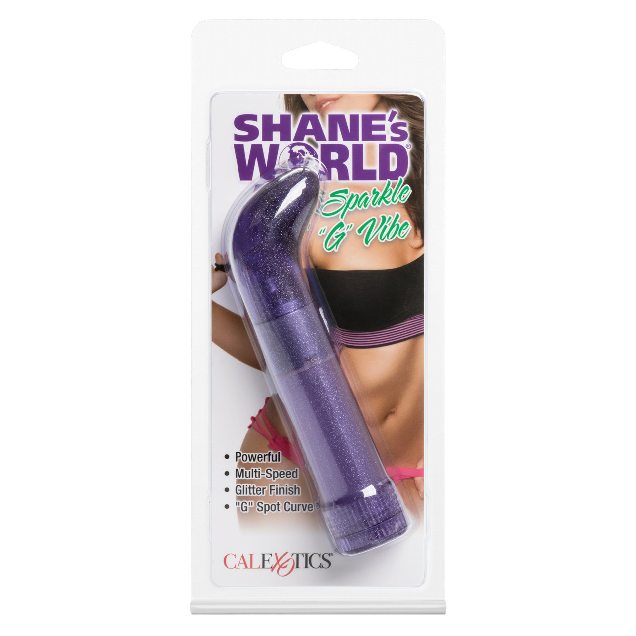 and keep on turning the multi-speed dial until you find the speed and intensity that sends you over the edge. The vibrator features easy controls for multi-speed vibrating bliss: perfect for beginner g-spot play and experts alike. It's 4.5 inches long and the perfect length to explore every inch of yourself to find the depth that makes you feel amazing. The 1.5 inch width can provide shaking waves of pleasure from all sides. You'll love the wild and feminine glitter finish on this sexy toy. It's the perfect blend of naughty and nice. Its girly