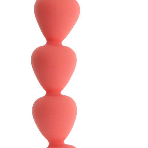 Peaches 'N Creame Silicone Anal Beads - Peach