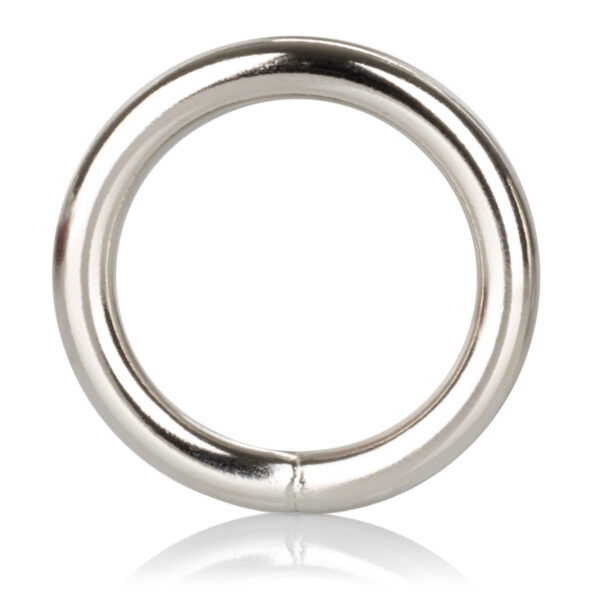 Metal adornment rings Steel with silver plating