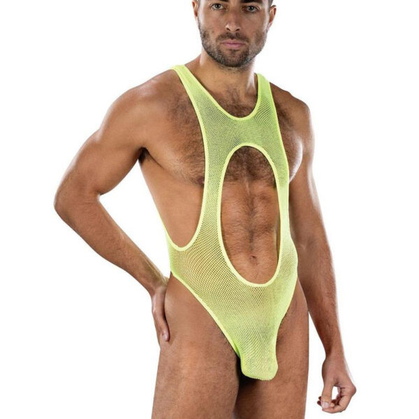Envy Bare Sunshine Mesh Singlet Os - Yellow