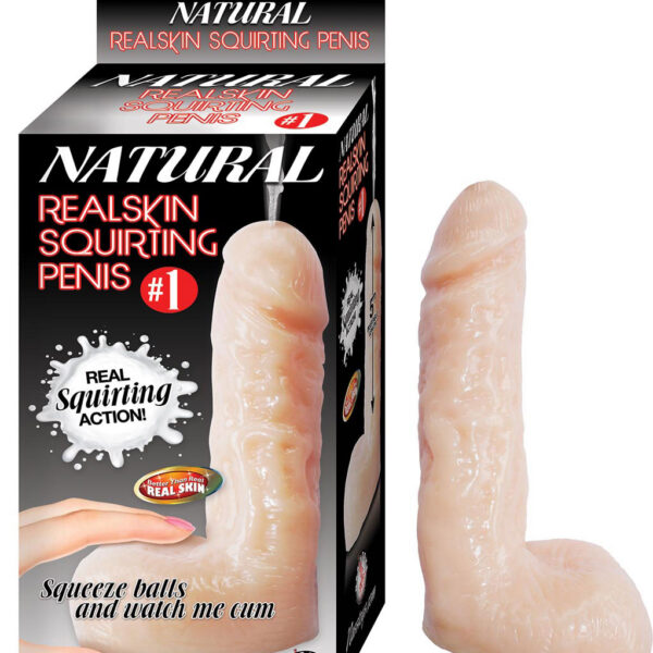 Natural Realskin Squirting Penis #1 - Flesh