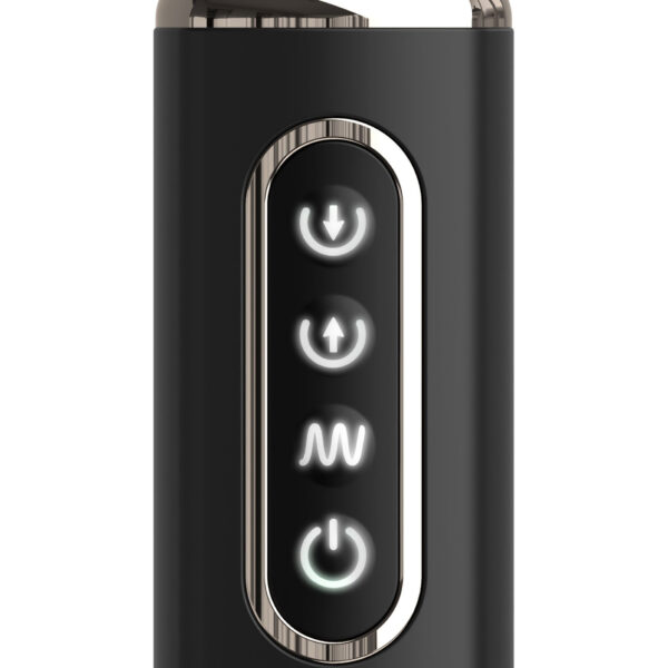 Anal Fantasy Elite Auto-Throb Inflatable Vibrating Plug - Black
