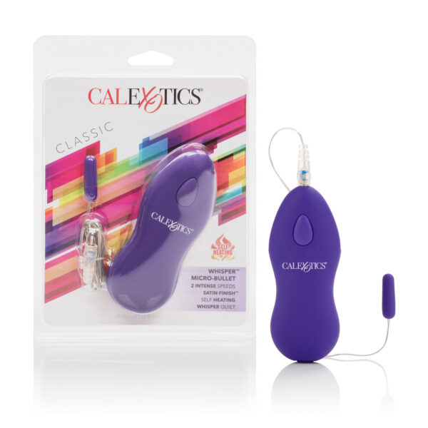The Whisper Micro Bullet is every woman's little secret. It features a small  1.25" by 0.25" micro bullet plus an easy-to-use control pad with quiet