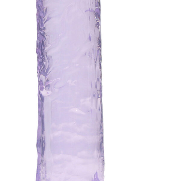 8 Inch Realistic Dildo With Balls - Purple