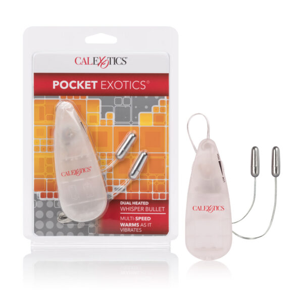Intensely powerful with 2 micro-stimulators. Warms as it vibrates to an incredible 104F/40C. Body safe
