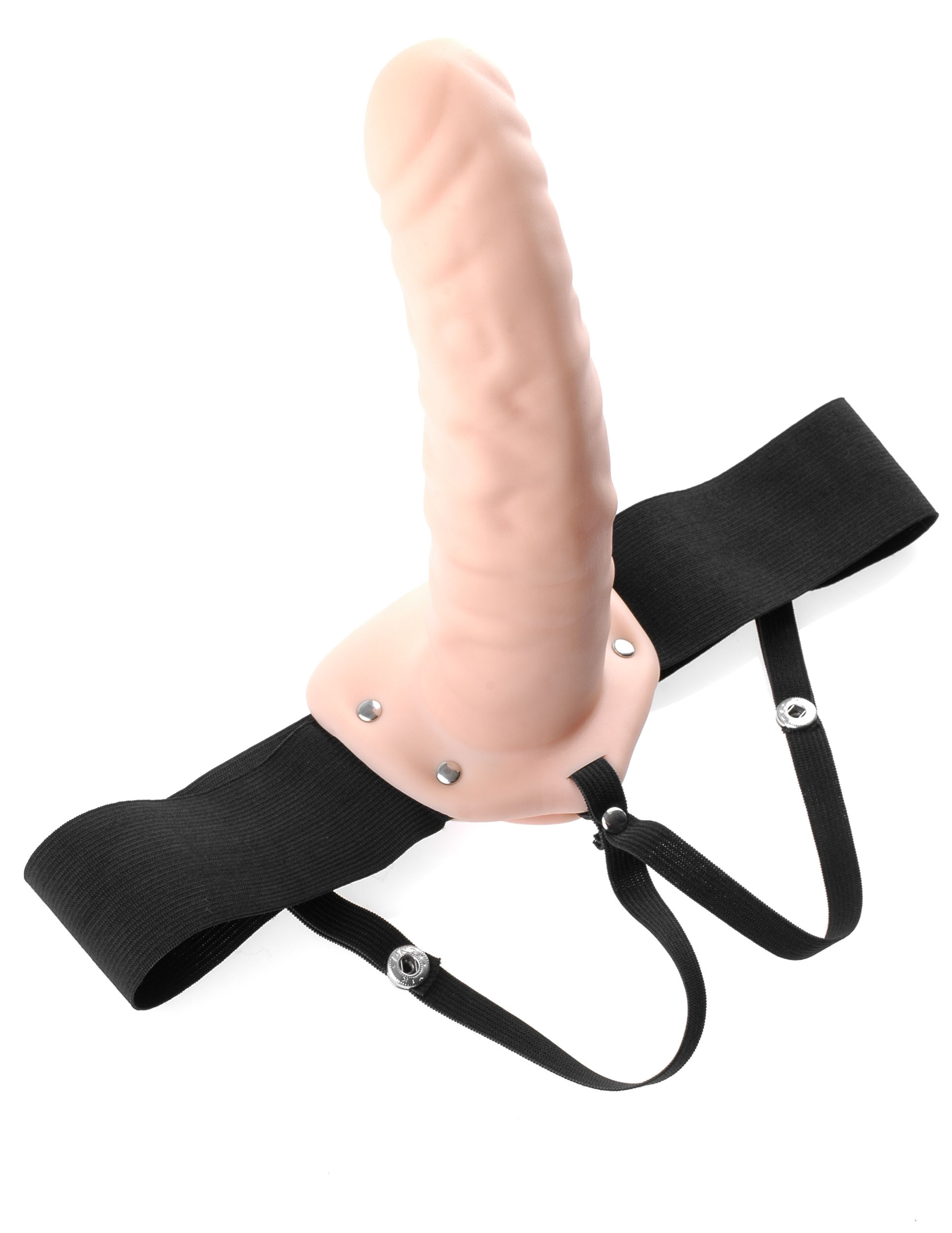 Fetish Fantasy Series 8 Inch Hollow Strap-on - Flesh - Image 3