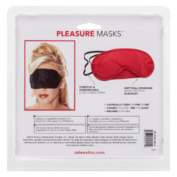2-pack of universally sized masks for her or him