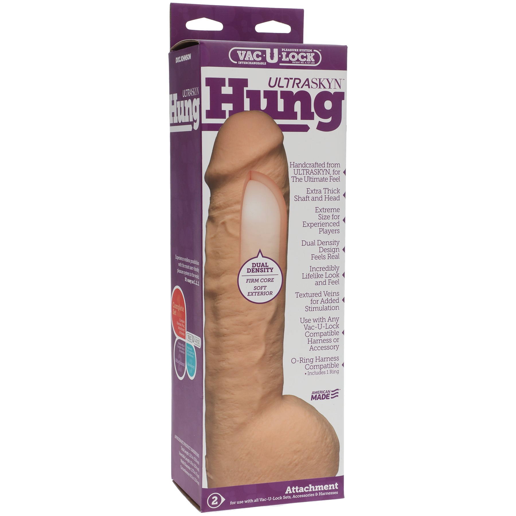 to the bulging veins. Compatible with any Vac-U-Lock Set