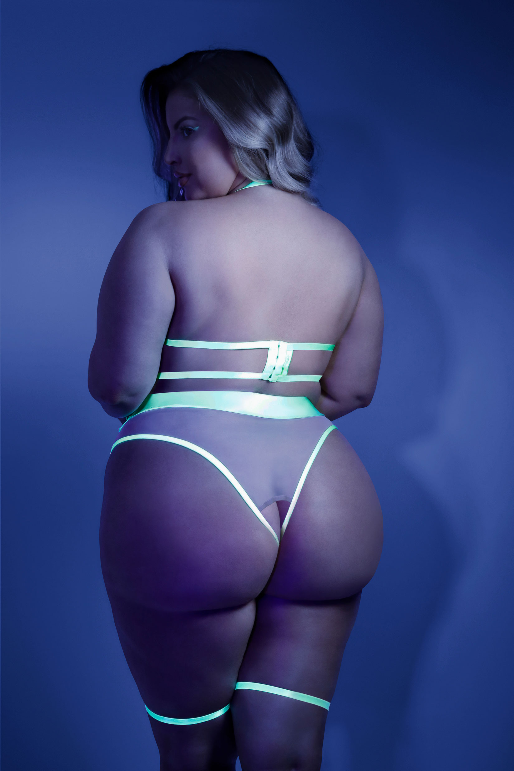 In a Trance - Open Cup Teddy - Queen - Neon Chartreuse