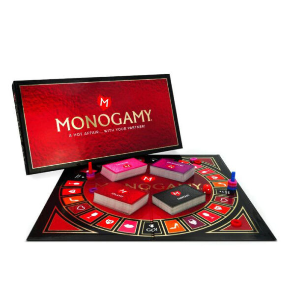 Dim the lights switch off the phone and get ready to play the hottest game ever. With over 400 seductive ideas and three levels of play intimate passionate and steamy-this is a game you will want to play again and again. Monogamy will have you loving laughing and lusting after one another with just a few throws of the dice.