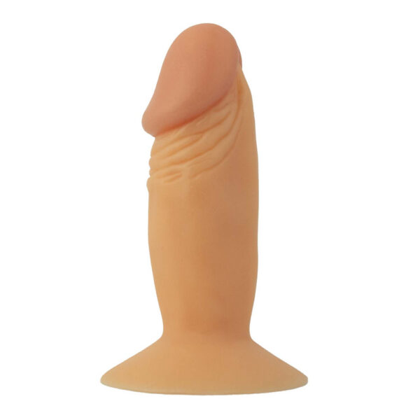 Real skin 4" super flexible dong with suction cup base