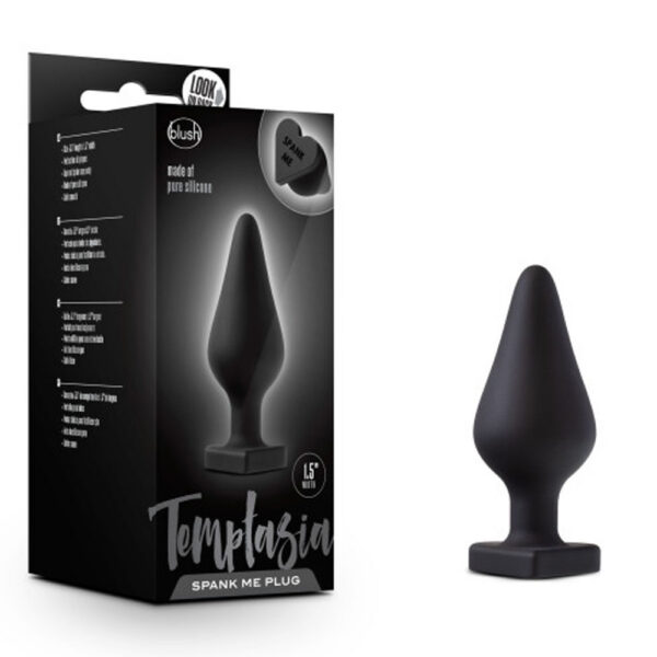 Temptasia - Spank Me Butt Plug - Black