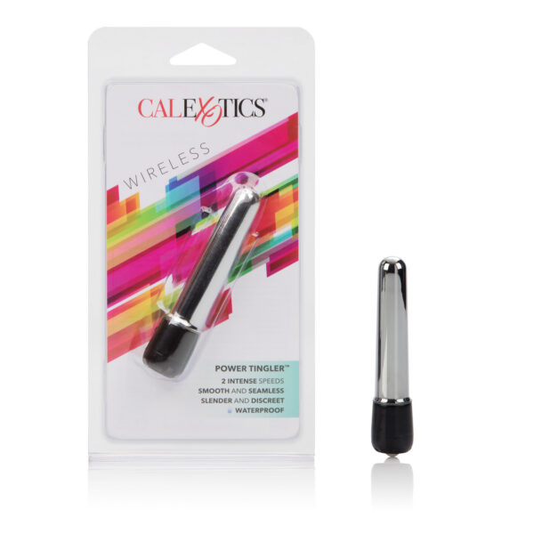 Sleek and discreet Powerful 2-speed massager EZ push button activation.