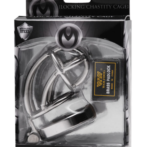 Captus Locking Stainless Steel Chastity Cage