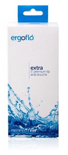 The ergofl extra anal douche comes with a medical grade contoured bulb featuring air valve technology. This industry-first reduces messy back-flow