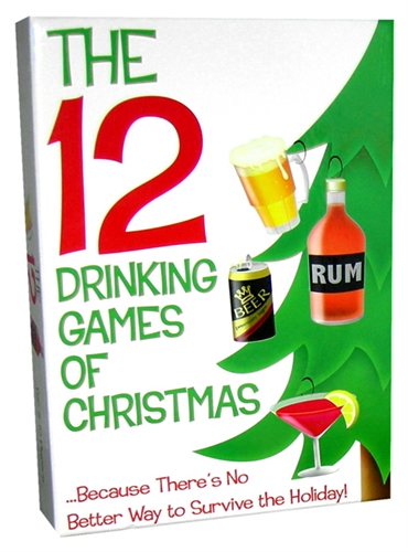 The 12 Drinking Games of Christmas from Kheper Games are sure to help put the holiday spirit into your holiday festivities.