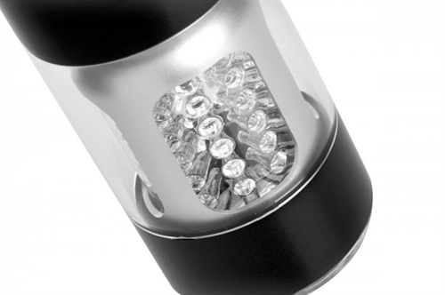 all in one! The inner chamber is texturized with sensation feelers