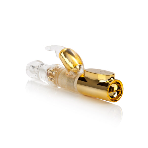 The original Jack Rabbit just reached Platinum status. 7 functions of vibration pulsation and escalation. 6 powerful speeds of non-jamming rotating metal beads.