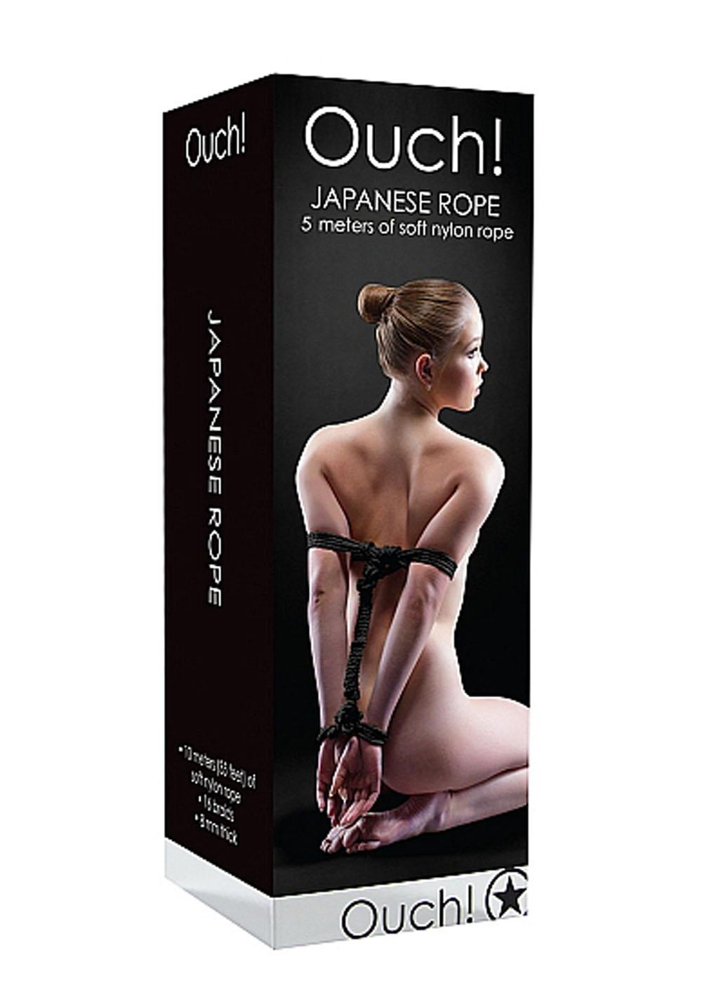 Japanese Rope 5 Meters of Soft Nylon Rope - Black