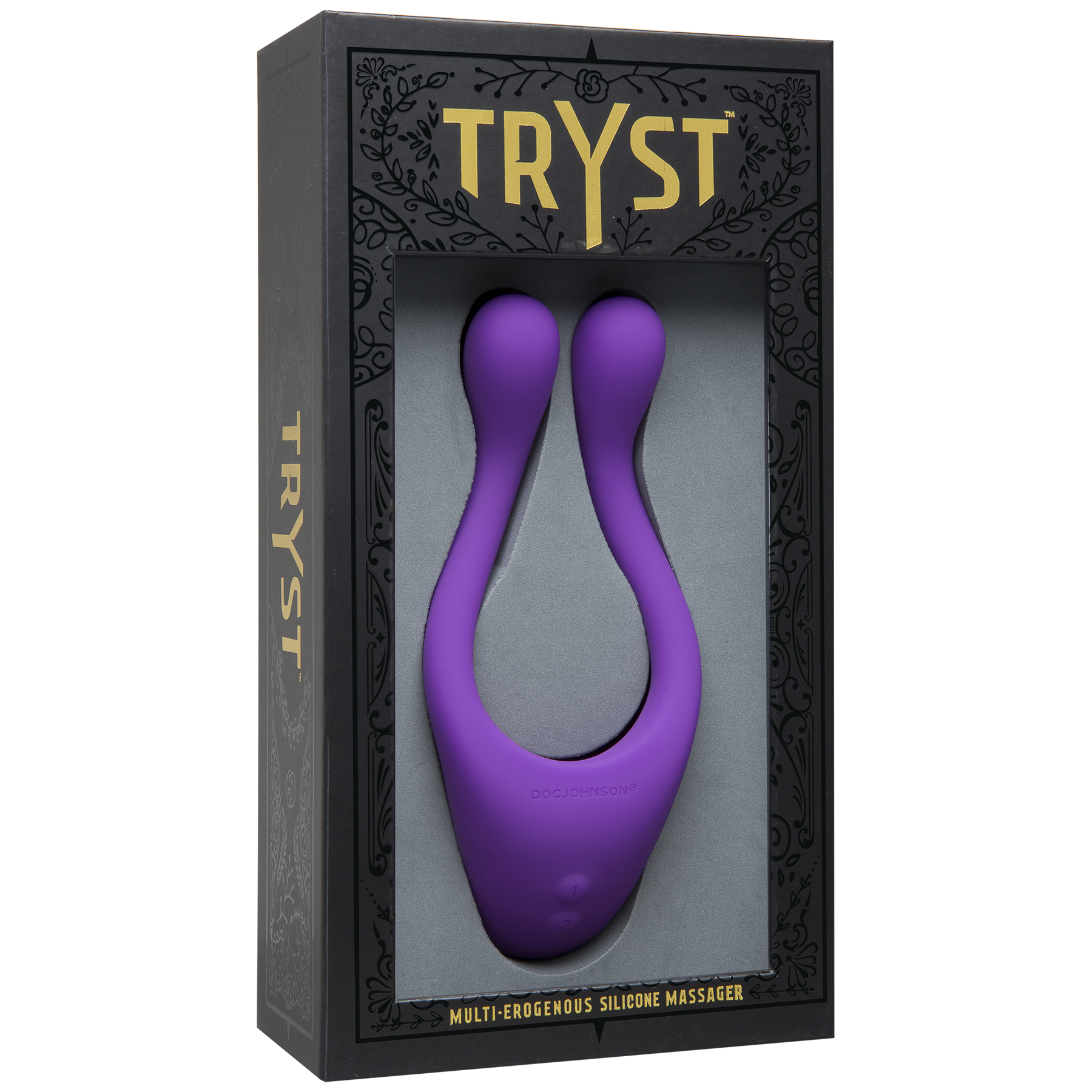 Tryst Multi Erogenous Zone Silicone Massager - Purple