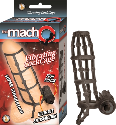 The Macho Vibrating Cockcage is the ultimate in clit teaser satisfaction. The cage is super stretchy and provides super stimulation.